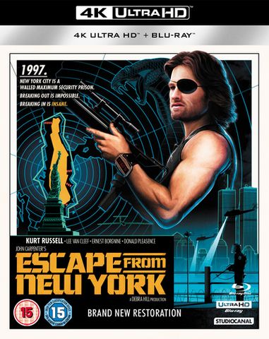 Escape From New York (15) 1981 4K UHD+BR (3 Disc) - CeX (UK